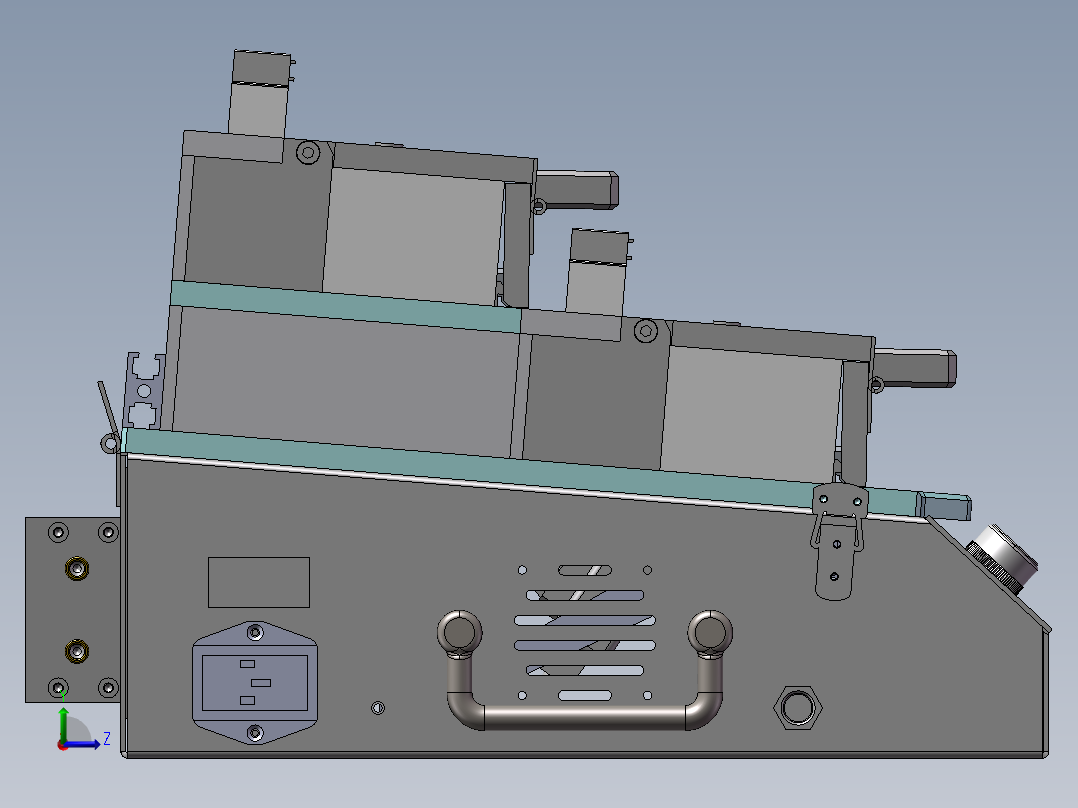 bridge board 测试夹具左视图
