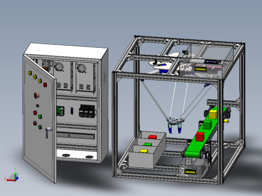 Delta robot image processing application SW