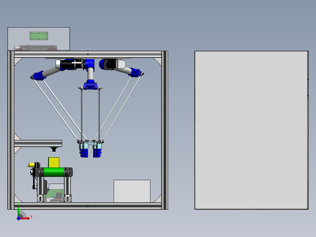 Delta robot image processing application SW前视图