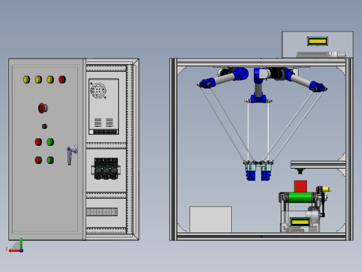 Delta robot image processing application SW后视缩略图