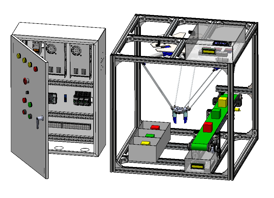 Delta robot image processing application SW