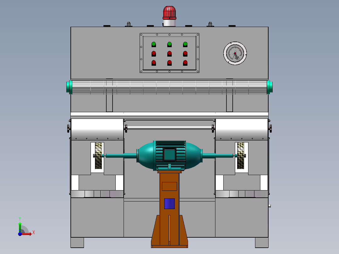 一体式湿式砂轮抛光机sw16可编辑前视图