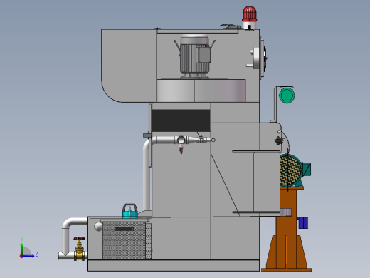 一体式湿式砂轮抛光机sw16可编辑左视缩略图