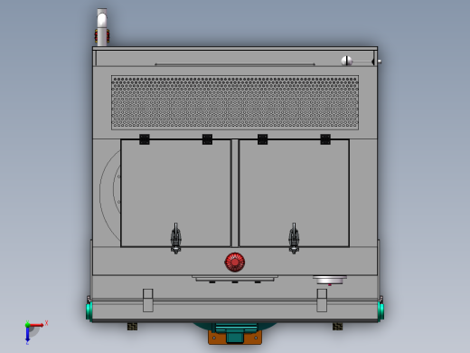 一体式湿式砂轮抛光机sw16可编辑俯视缩略图