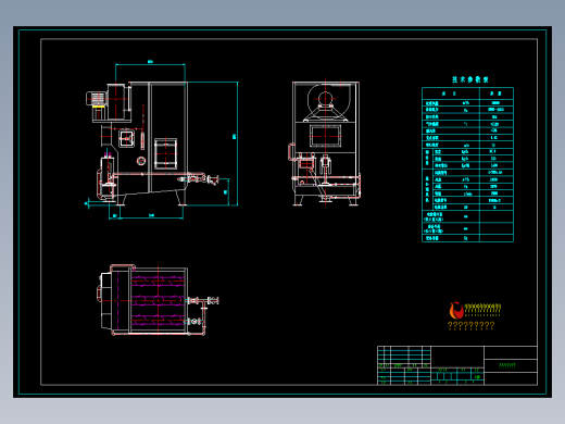 多管冲击式除尘器总图