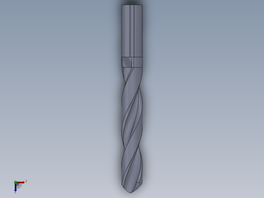 麻花钻模型俯视缩略图