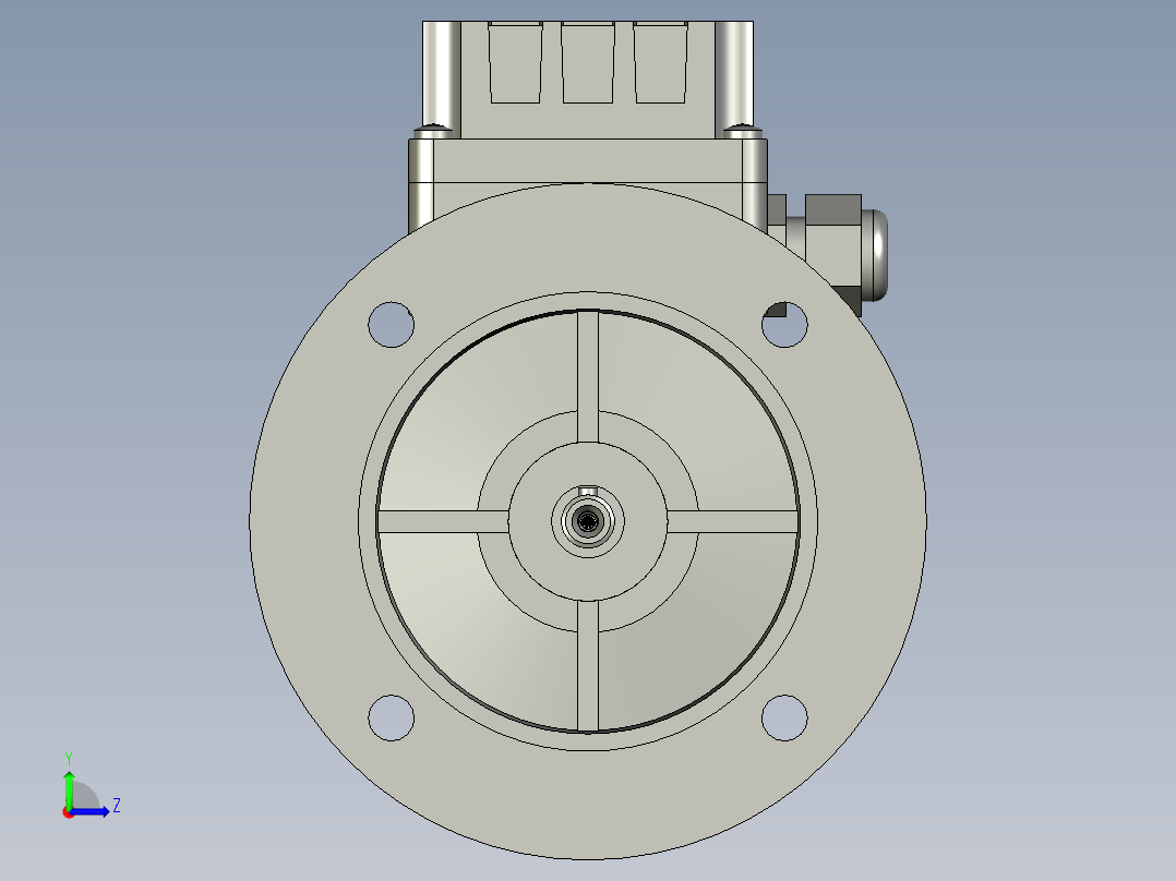 63普通电机左视图