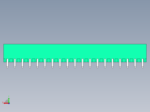 DEGSON 2EDG 系列 5.08mm 可插拔接线端子组-2EDGV-5.08-19P-14-00AH后视缩略图