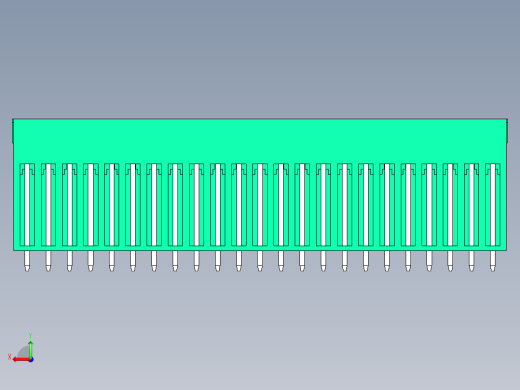 DEGSON 15EDG 系列 3.5mm 插拔式接线端子 FullPack-15EDGVH-3.5-46P-14-00AH后视缩略图