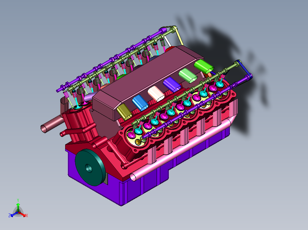 12缸超级驱动发动机