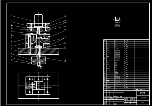 0045-扣耳冲压成型工艺及冲孔落料模、弯曲模设计【全套12张CAD图】缩略图