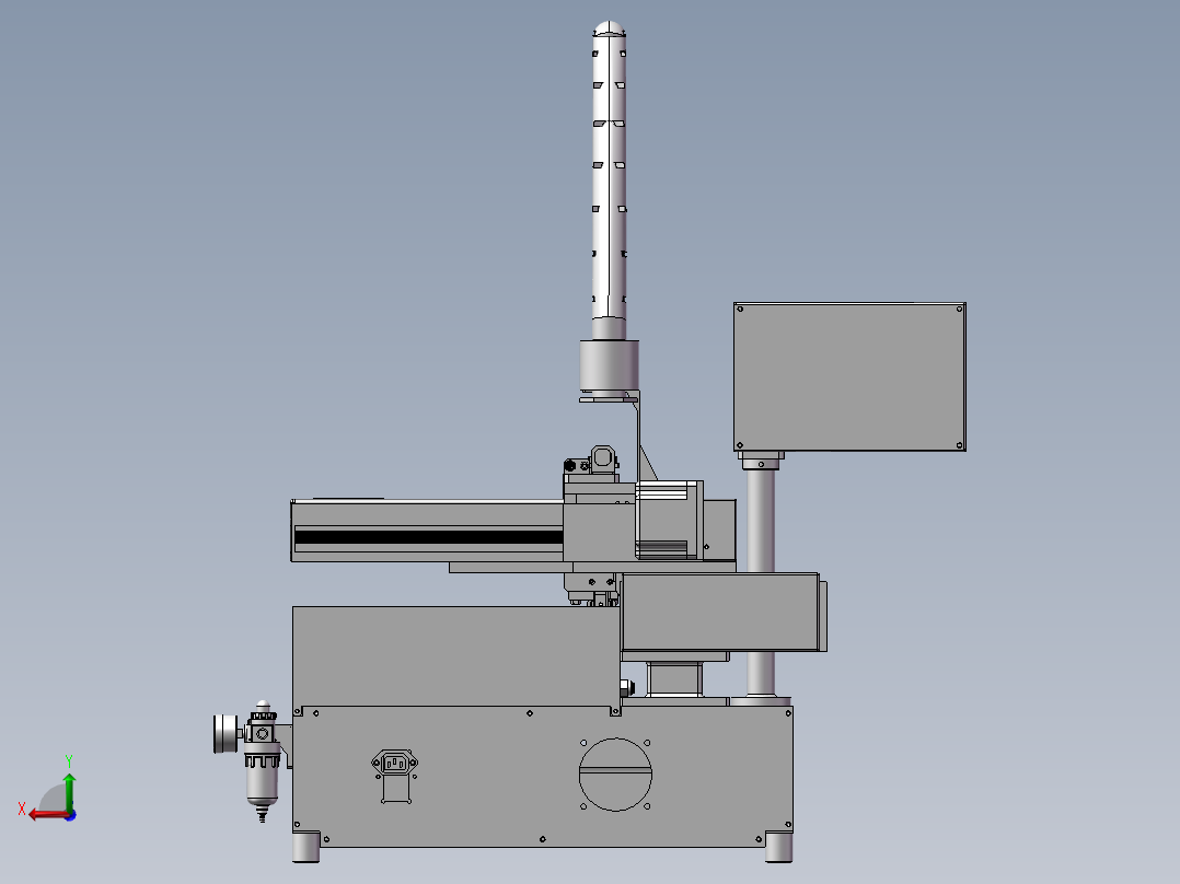 贴胶机、贴软胶垫的设备后视图