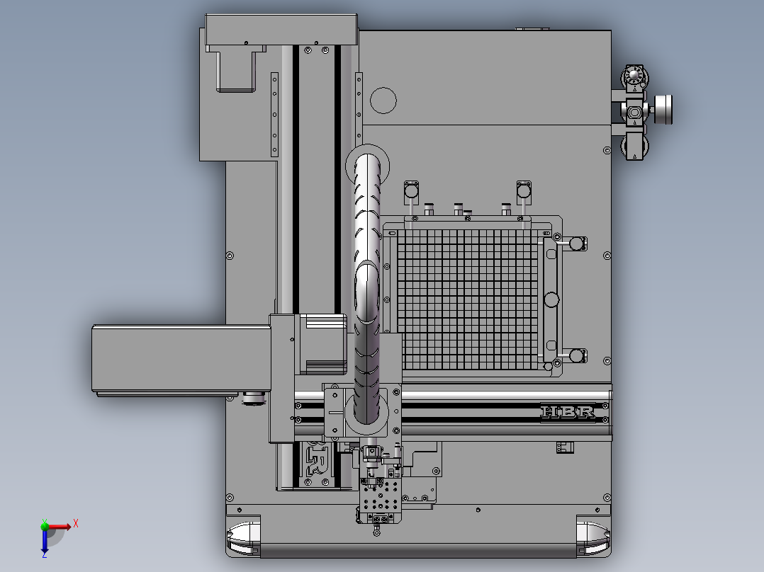 贴胶机、贴软胶垫的设备俯视图