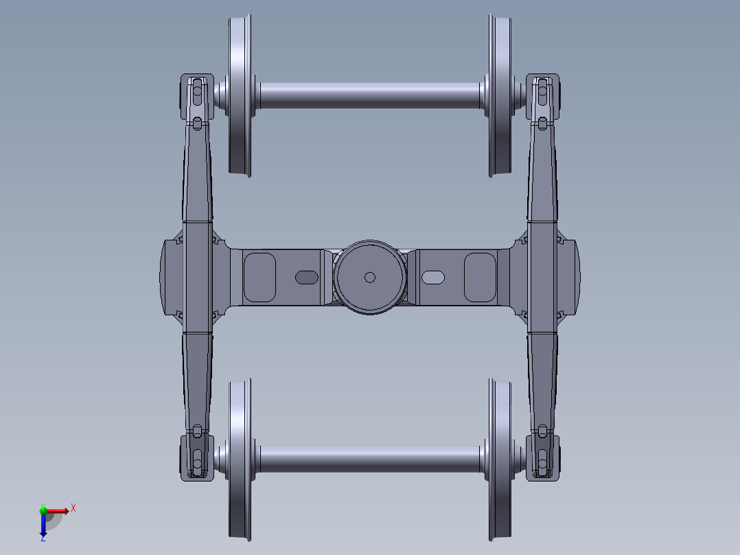 货车转向架设计图==1027440==20俯视图