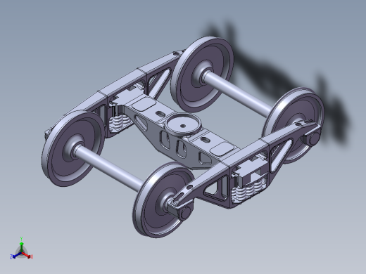 货车转向架设计图==1027440==20正等轴测缩略图