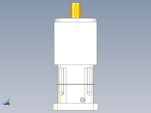 换向器PW170垂直输出 PGH142-L1 35-114.3-200-M12.stp右视缩略图