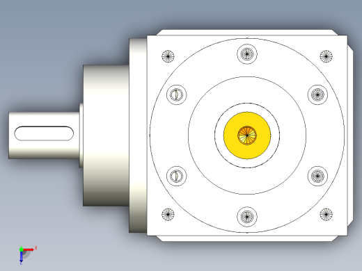 换向器PW170垂直输出 PGH142-L1 35-114.3-200-M12.stp俯视缩略图