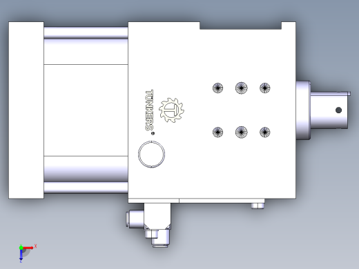德克斯TUNKERS气缸数模SZK63_A02_T12_TUENKERS俯视缩略图