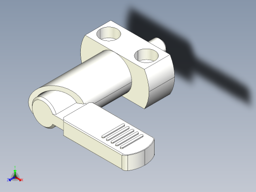 分割定位柱(180°迴轉型)(B)2212-3D多系列多零件图纸模型主视缩略图