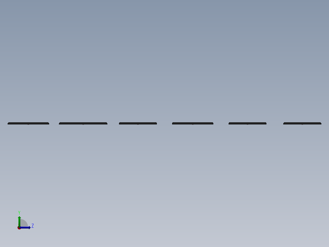 多晶太阳能电池板左视图
