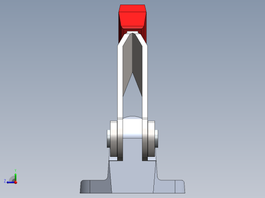 带水平底座的水平夹具右视缩略图