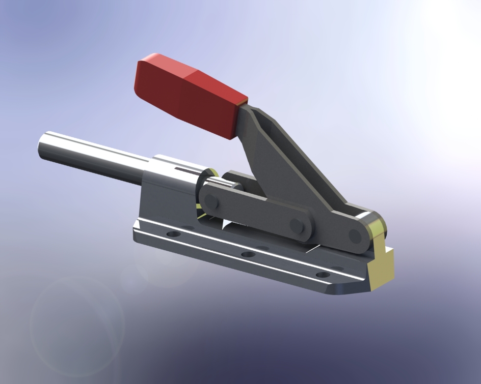 带水平底座的水平夹具