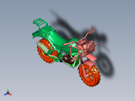 喜马拉雅探险摩托