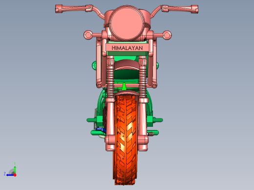 喜马拉雅探险摩托右视缩略图