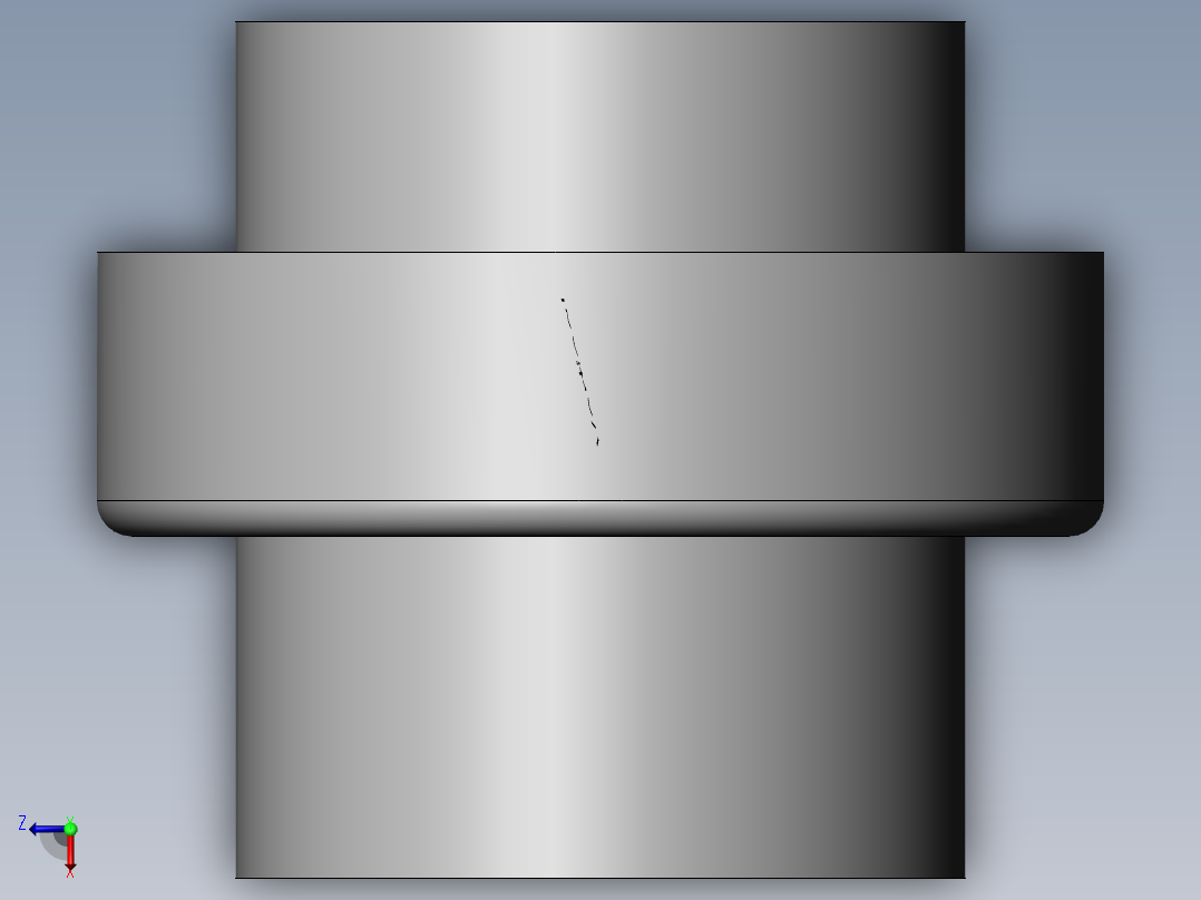 PVC公制管件-63 WALL PVC PIPE FITTING俯视图