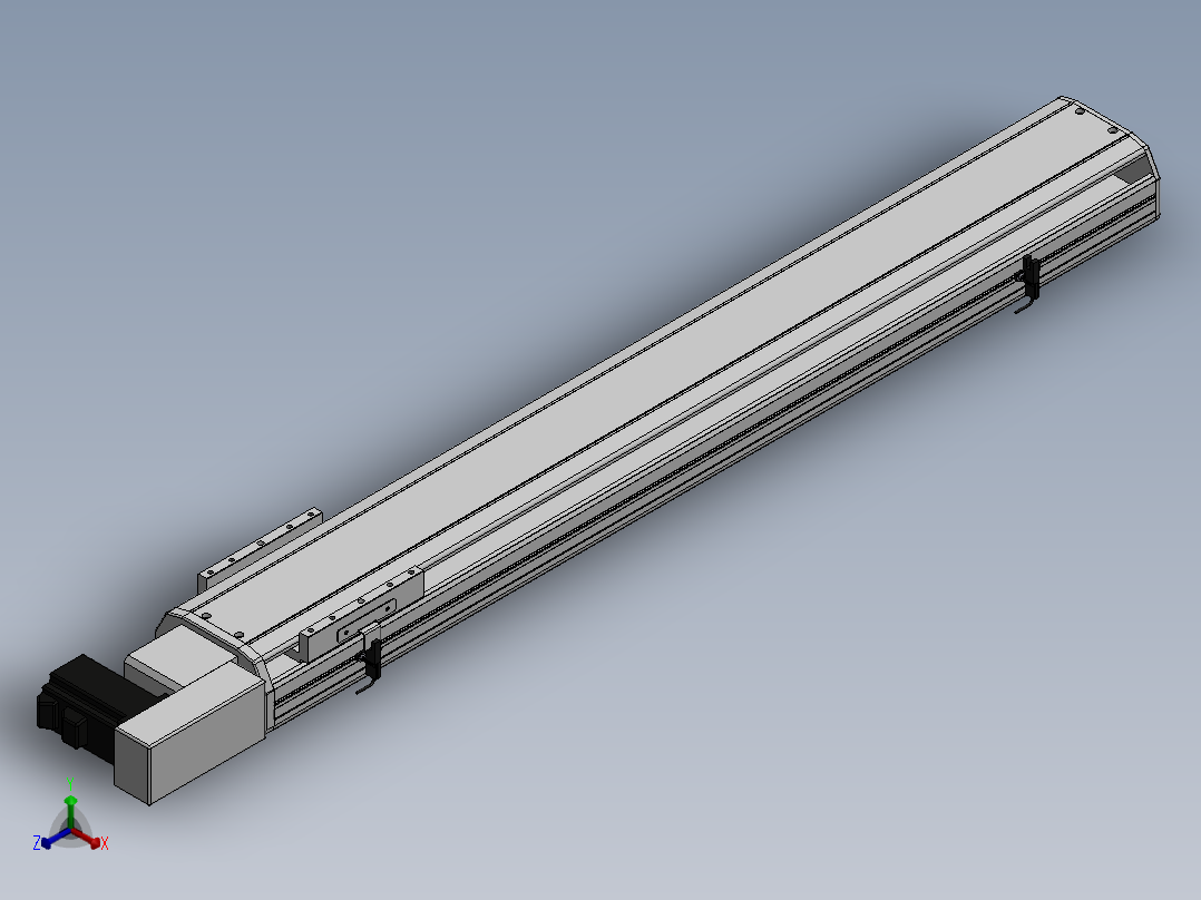 精密模组MT140-L110-800-R-M40-C4正等轴测图