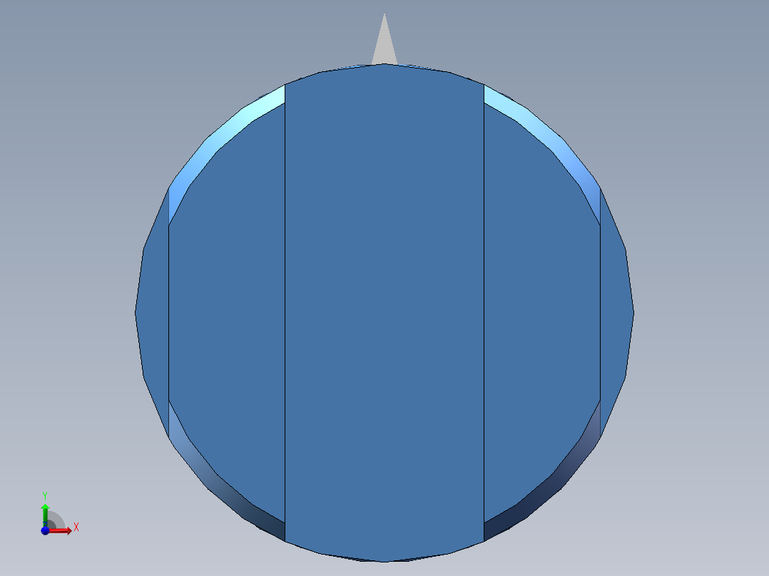 S26 直线导杆前视图