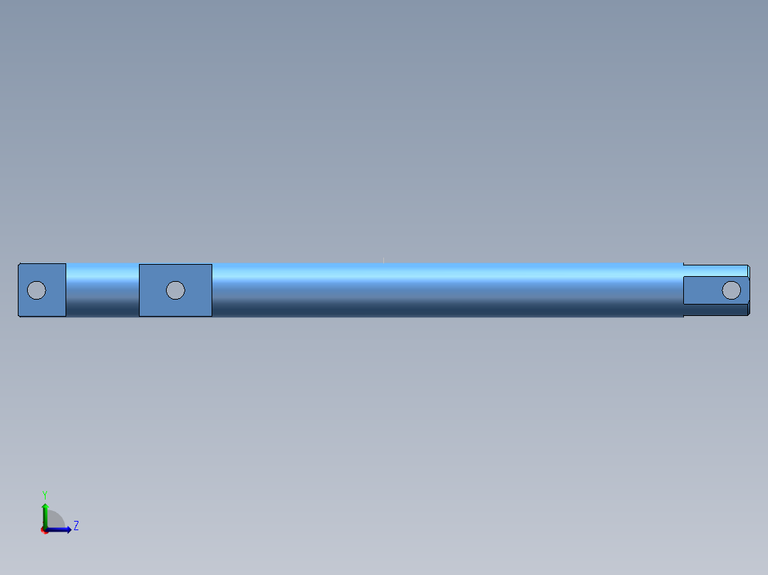 S26 直线导杆左视图