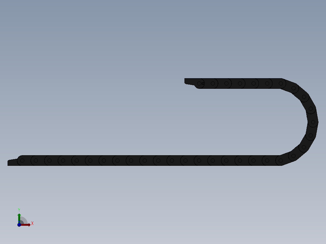 走线链25x38前视图