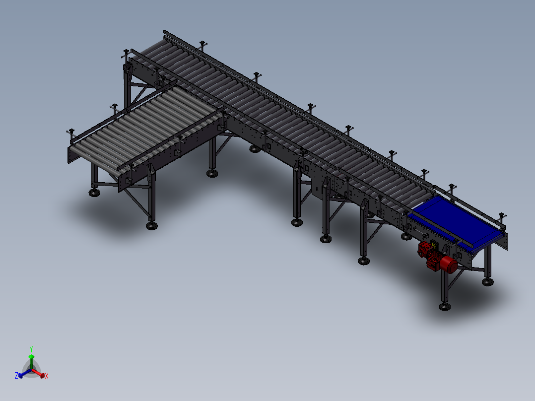 皮带滚筒输送机