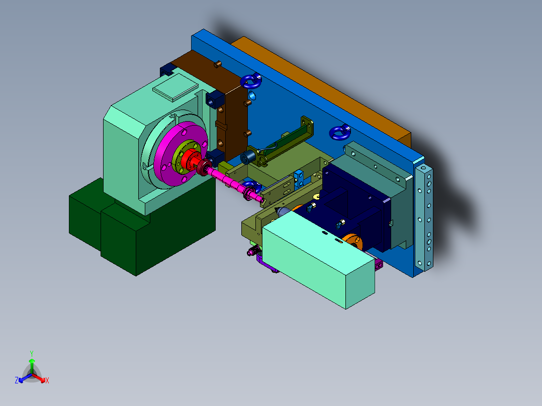 细长齿轮轴花键轴加工工装