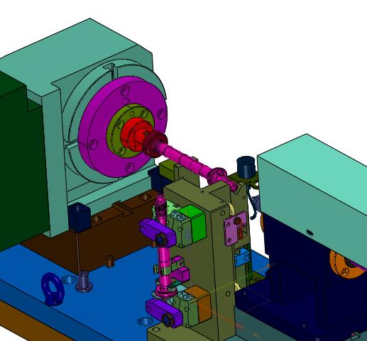 细长齿轮轴花键轴加工工装