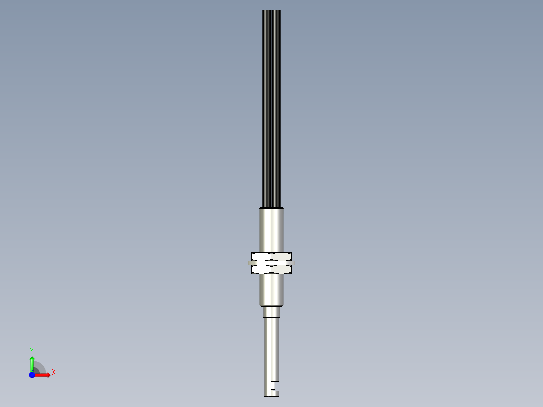 侧视光纤_漫反射型FR-F612-S前视图