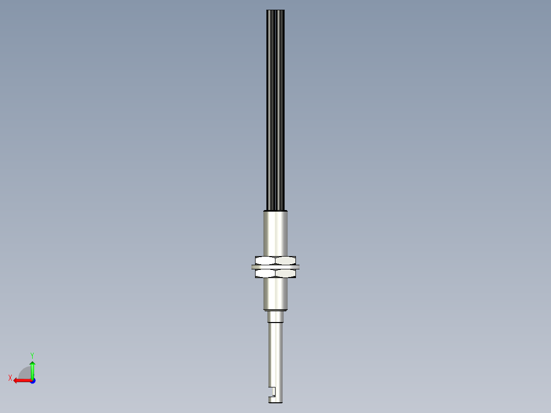 侧视光纤_漫反射型FR-F612-S后视图