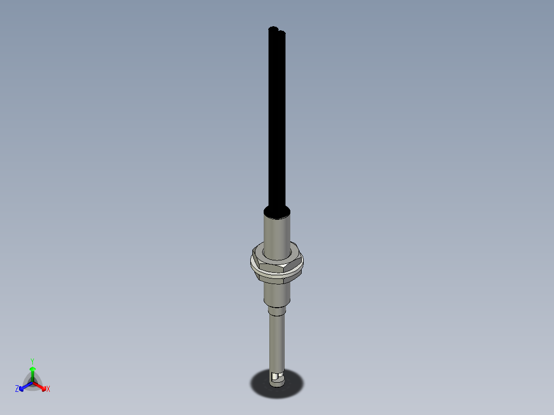 侧视光纤_漫反射型FR-F612-S正等轴测图