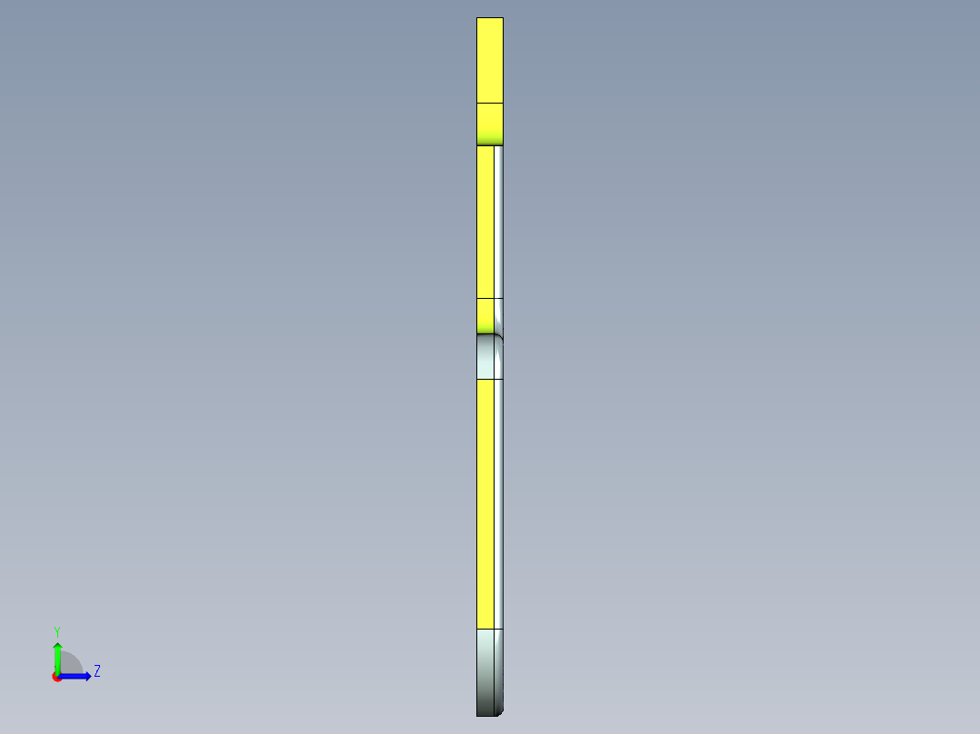 ABS 笔记本CNC工装夹具三维模型BAN2左视图