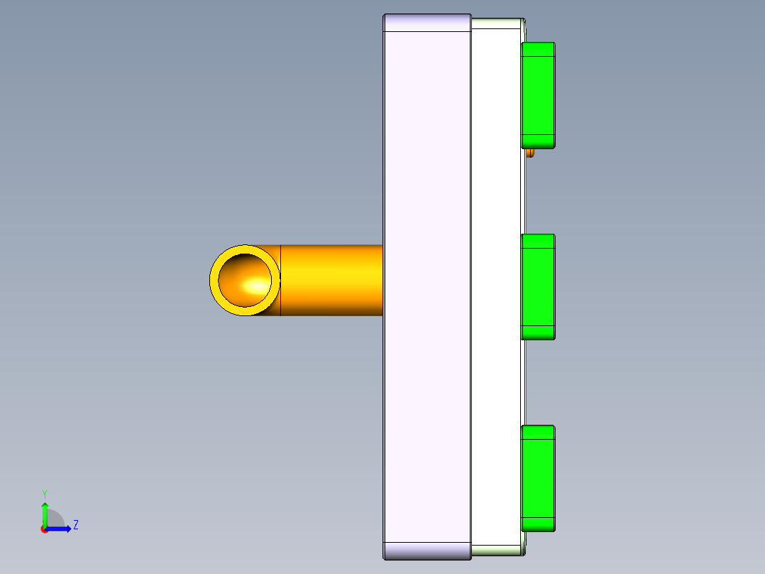 X3-CNC1笔记本CNC工装夹具三维模型-0923左视图