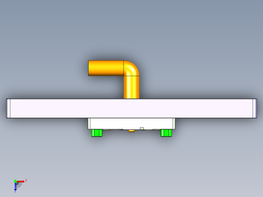 X3-CNC1笔记本CNC工装夹具三维模型-0923俯视图