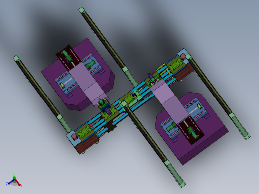 自动化提升机组装传输带设备sw16可编辑