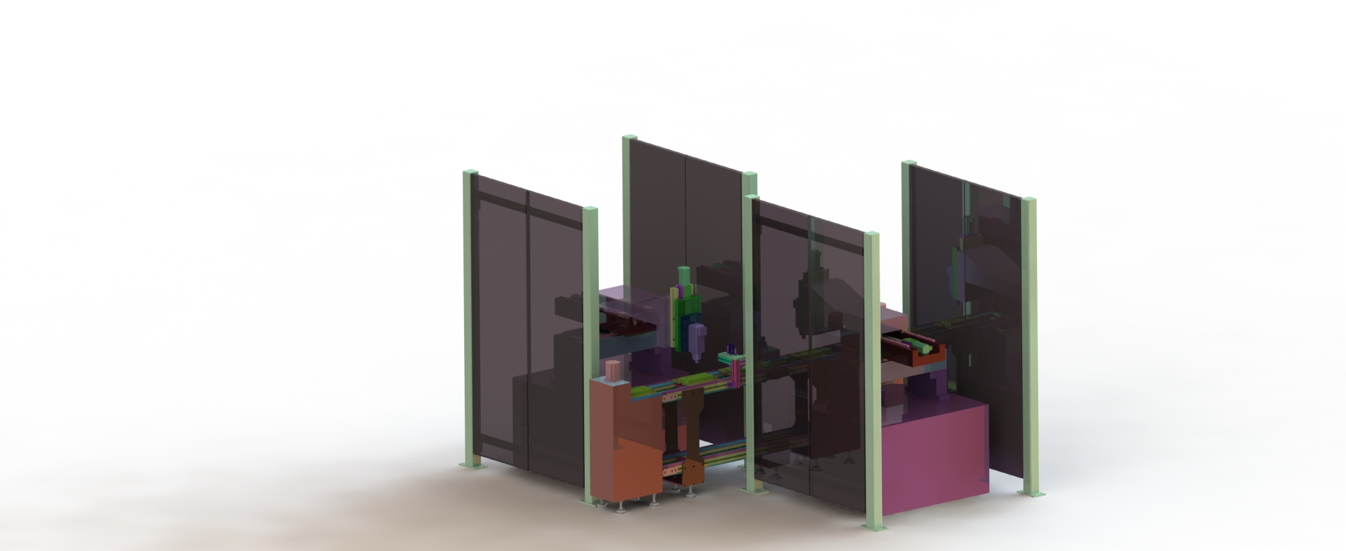 自动化提升机组装传输带设备sw16可编辑