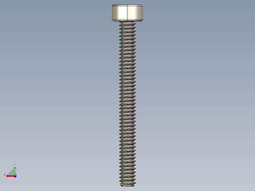Screw_DIN_912_M1.6x16F_A2.STEP公制内六角螺钉后视缩略图
