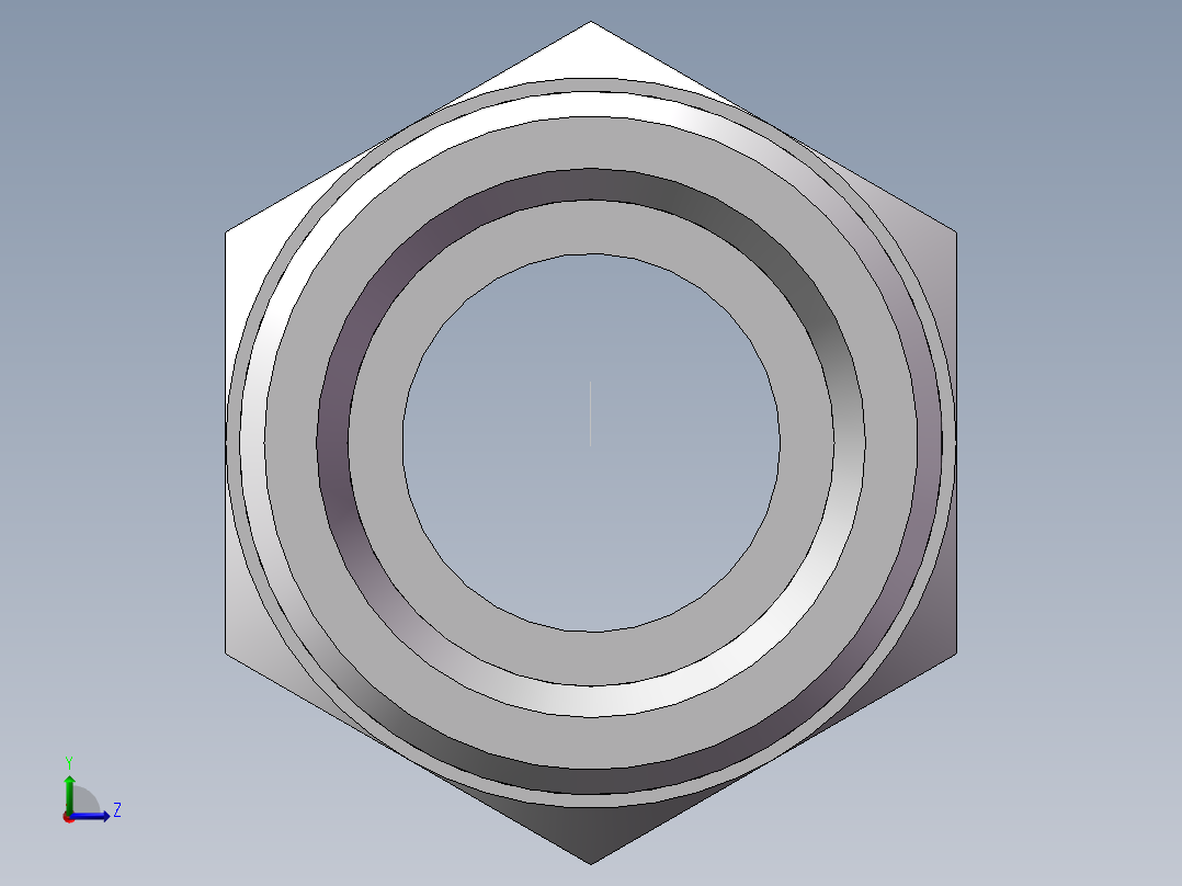 英制锥管螺纹直接头、1CT-26-08SP左视图