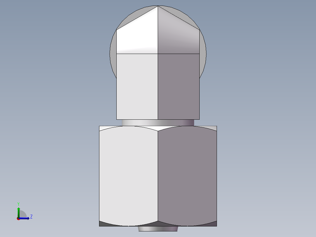 直角组合接头、2D9-14左视图