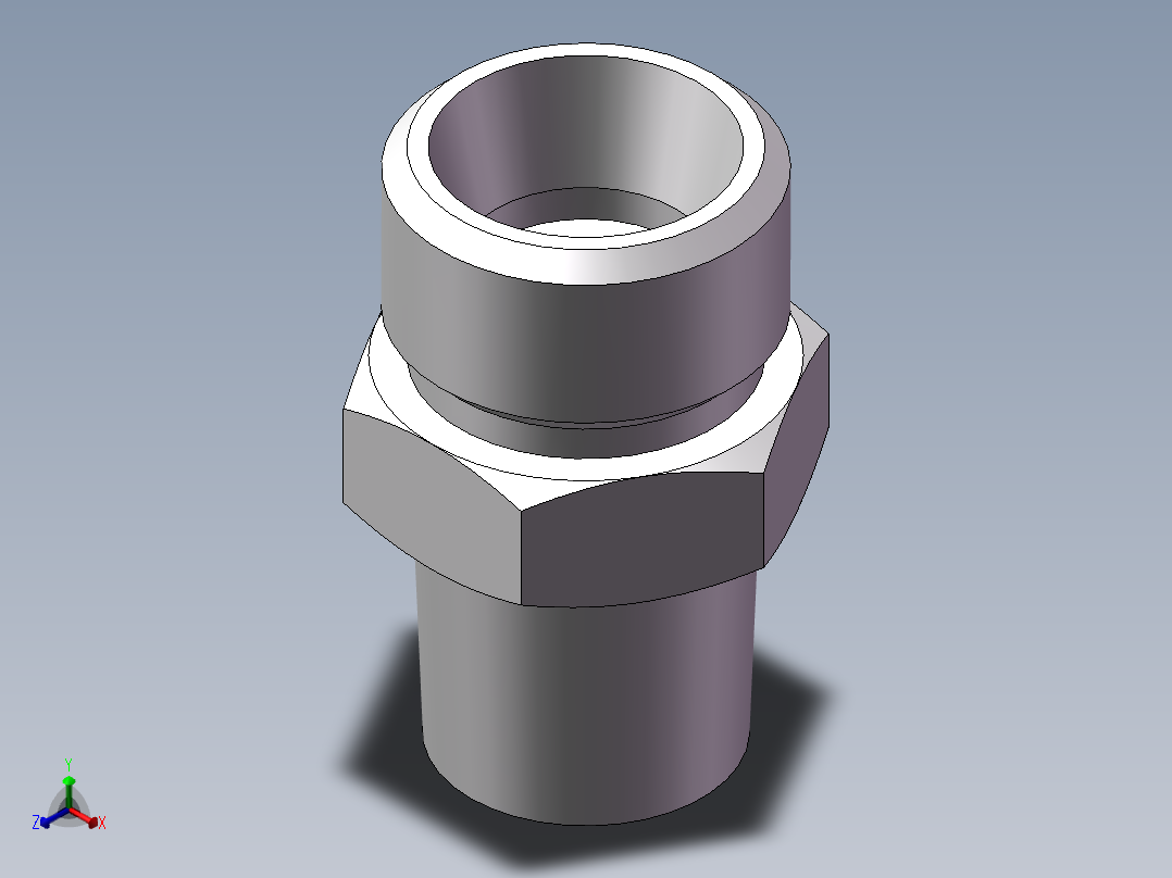 英制锥管螺纹直接头、1CT-16-04SP