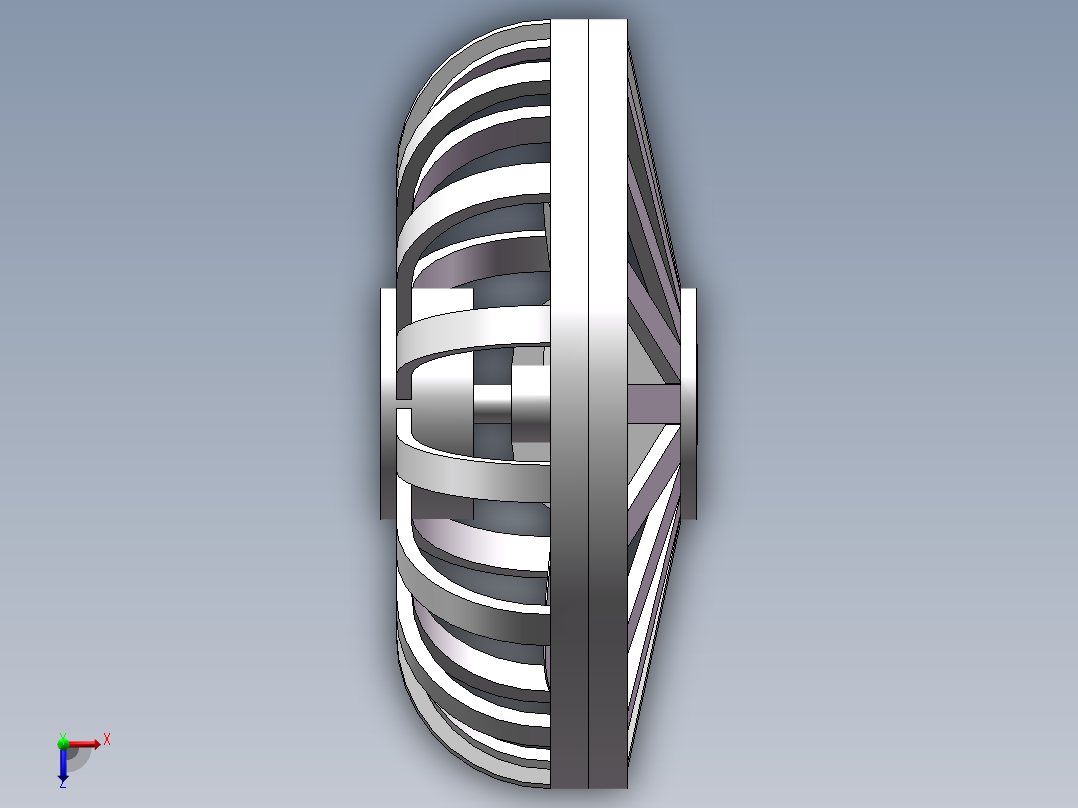 手持小风扇俯视图