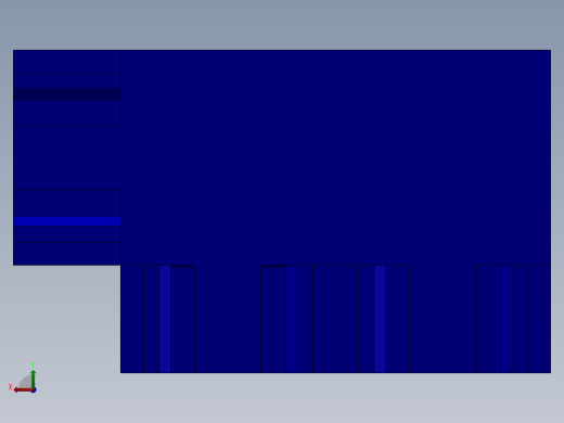 铝制卡扣式支架后视缩略图